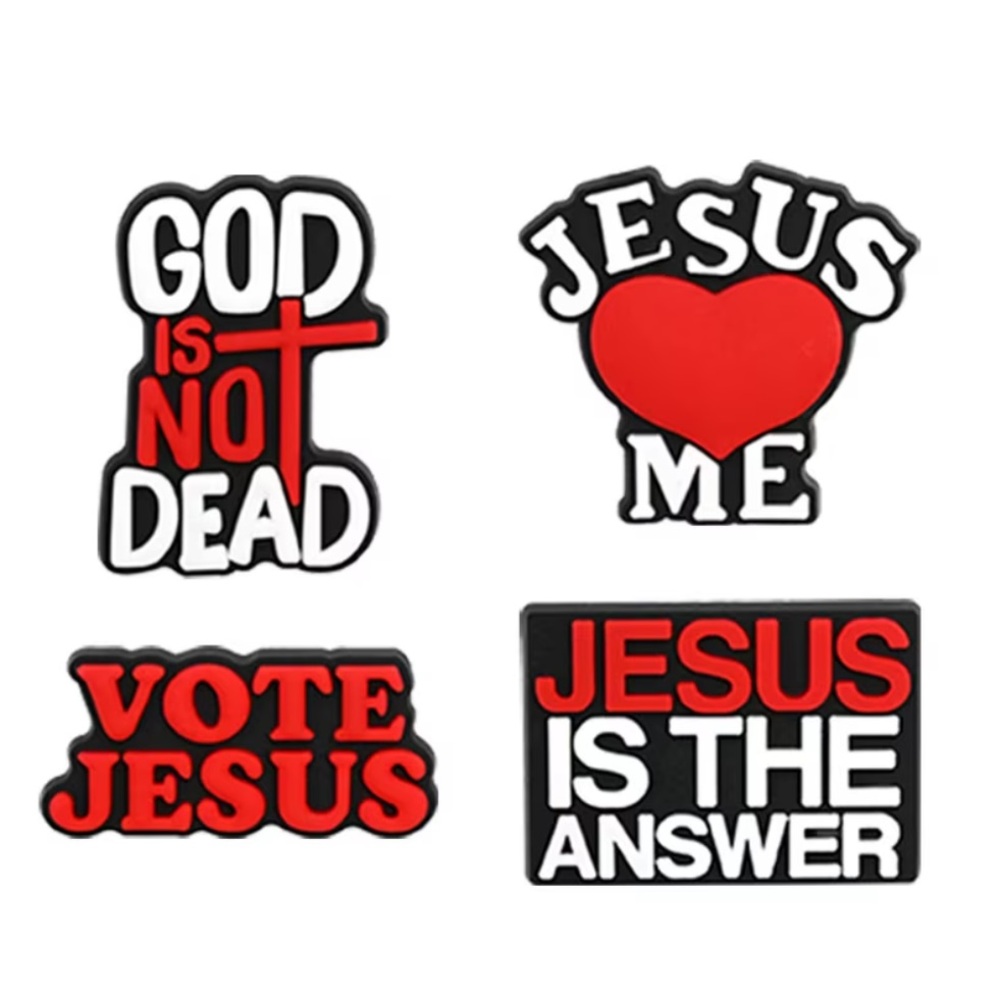 Shoe Charms Inspirational Christian Croc Charms 16 pc. Set, NEW - Picture 7 of 9